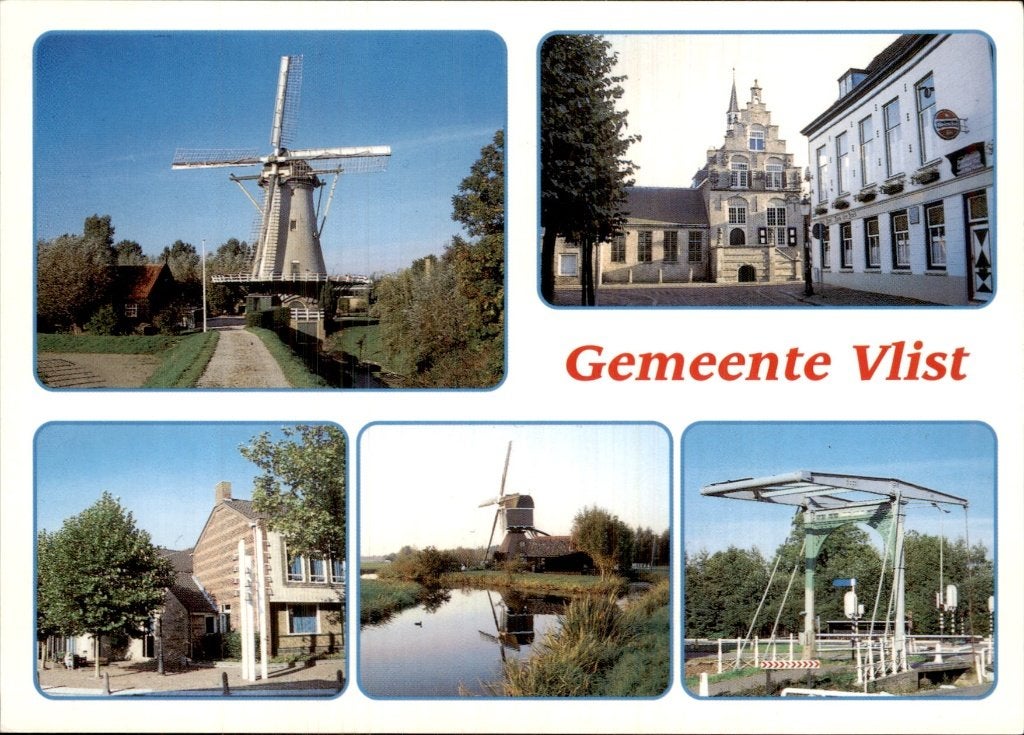 Vlist - Wipwatermolen - Bonrepas, Ophalen of Verzenden, 1980 tot heden, Ongelopen, Zuid-Holland