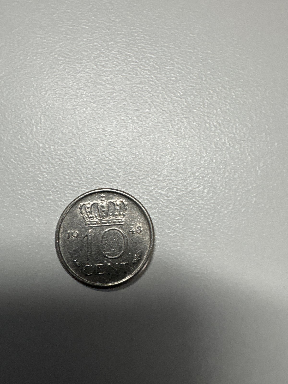 10 cent munt Koningin Wilhelmina 1948, Ophalen of Verzenden, Koningin Wilhelmina, 10 cent, Losse munt
