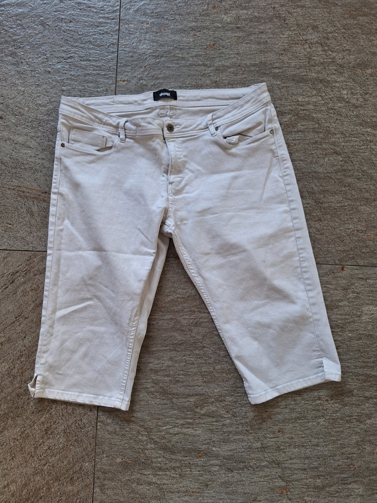 Eksept driekwart broek maat xl, Wit, Maat 46/48 (XL) of groter, Ophalen of Verzenden, Driekwart