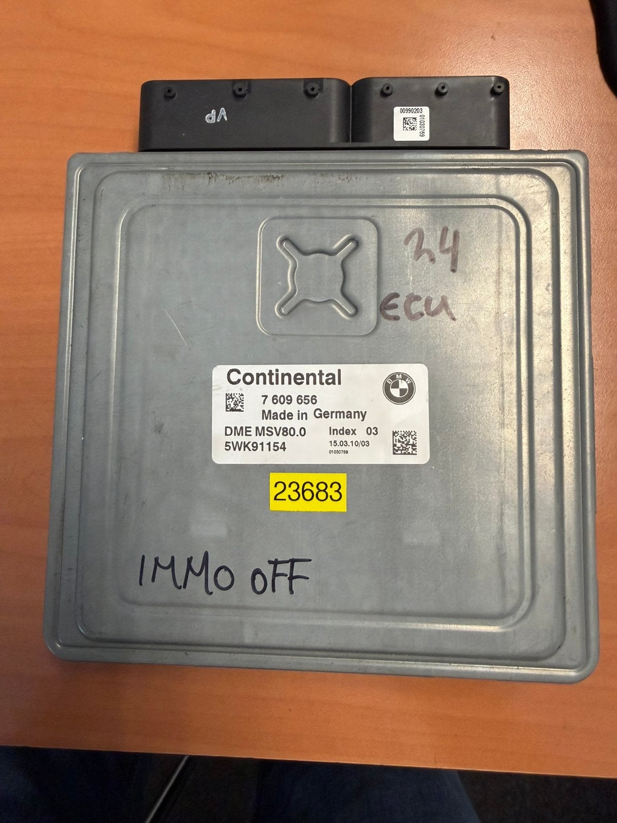 BMW MSV80.0 met immobiliser off, Ophalen, Gebruikt, BMW