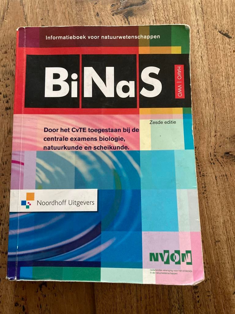 BiNaS, Boeken, Ophalen of Verzenden, Zo goed als nieuw, Natuurwetenschap