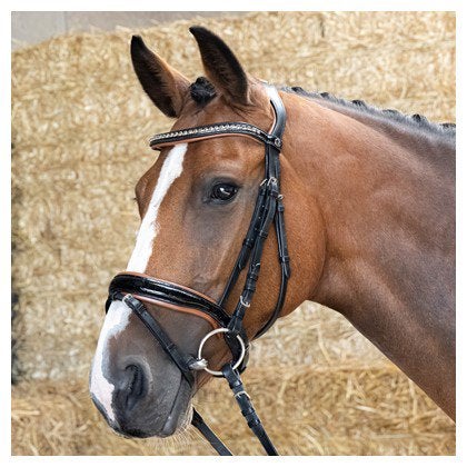 Harry’s horse hoofdstel black cognac cob of full  nieuw, Dieren en Toebehoren, Ophalen of Verzenden, Nieuw, Anatomisch gevormd