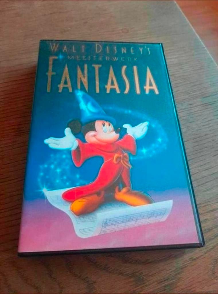 Walt Disney's Meesterwerk Fantasia videoband., Cd's en Dvd's, VHS | Kinderen en Jeugd, Alle leeftijden, Ophalen of Verzenden, Gebruikt