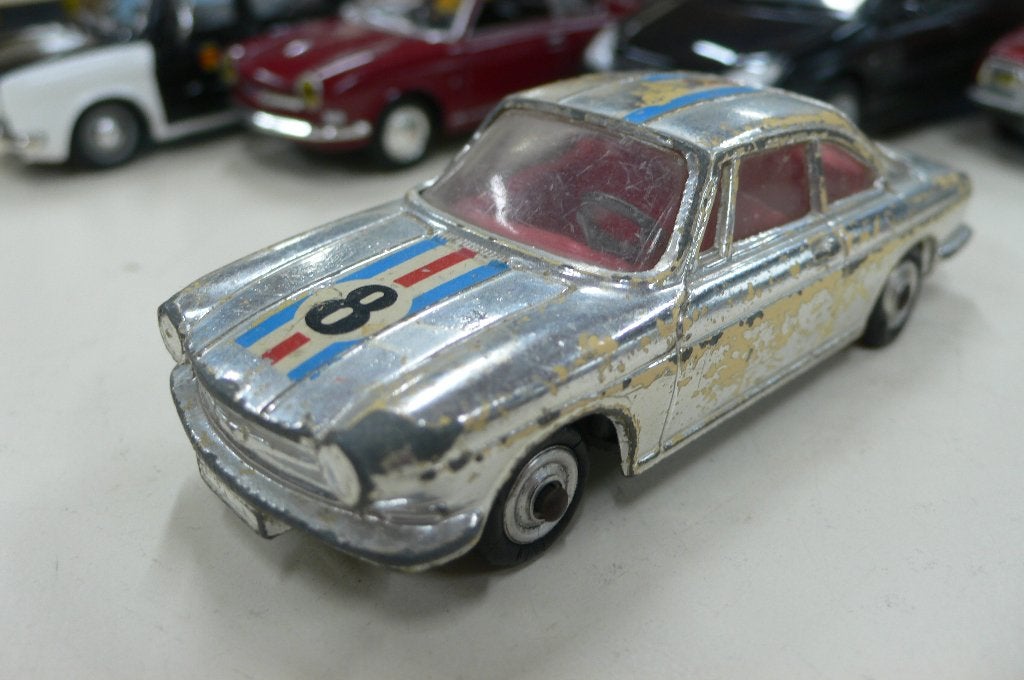 simca 1000 bertone coupe - corgi toys plated -1/43, Verzenden, Gebruikt, Auto, Corgi