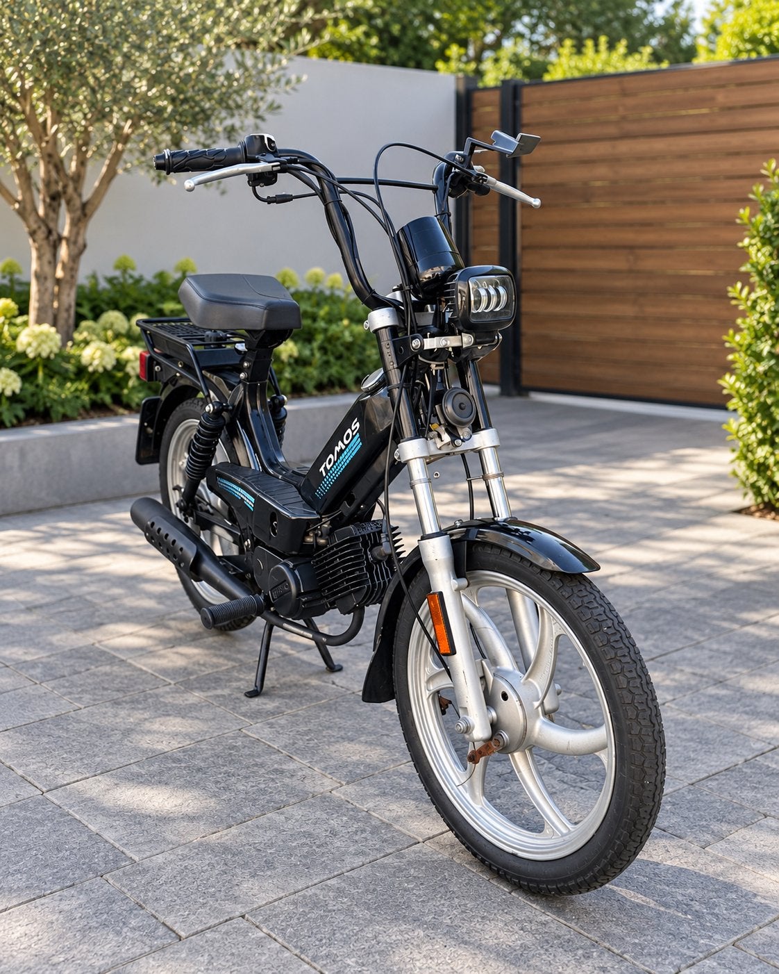 Tomos Standard Snorbrommer - Zwart, Zo goed als nieuw, Fietsen en Brommers, Ophalen, Zo goed als nieuw, 50 cc, Standard