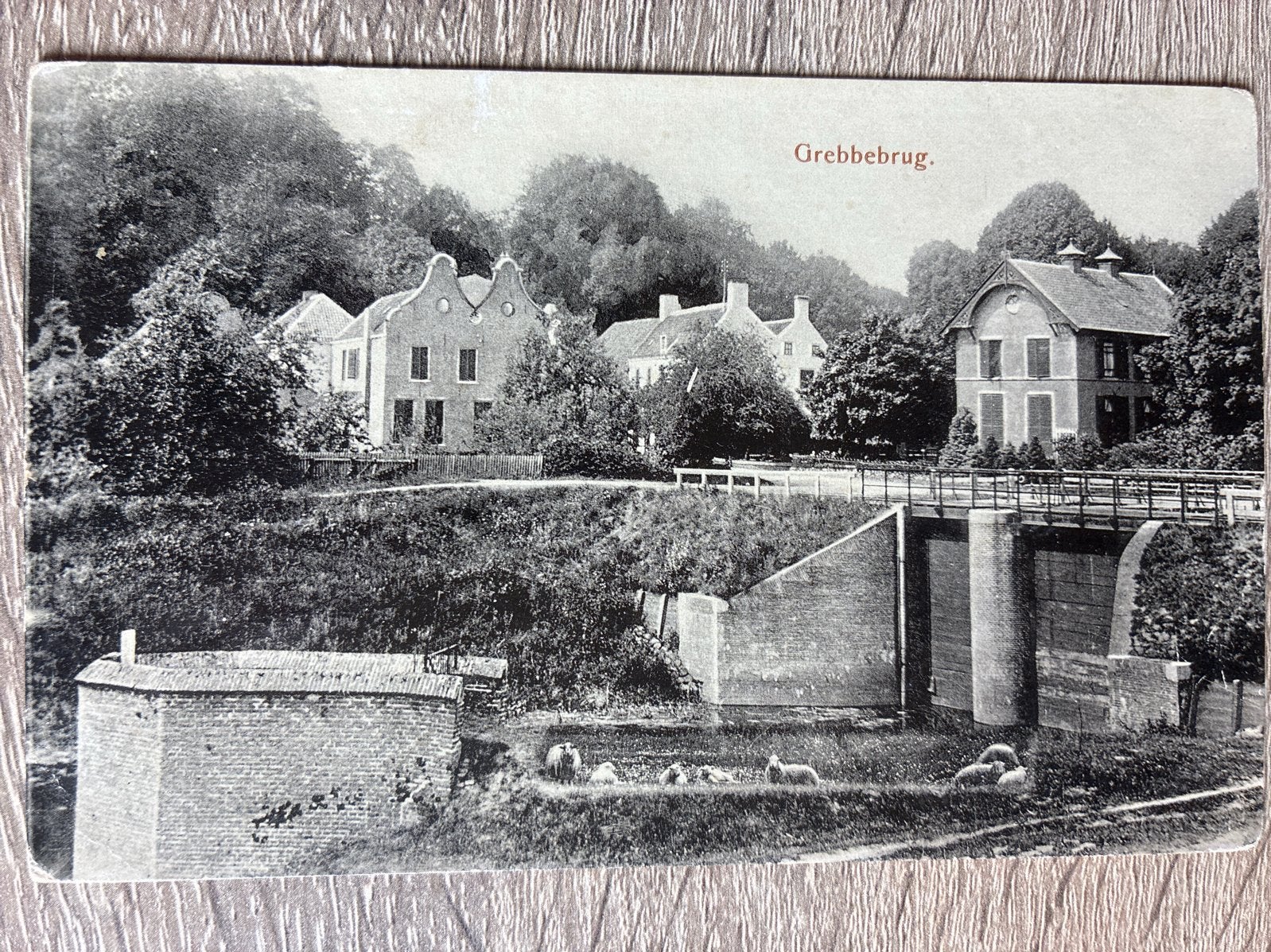 Oude Ansichtkaart Grebbebrug Rhenen - Voor 1920, Ophalen of Verzenden, Voor 1920, Ongelopen, Gelderland
