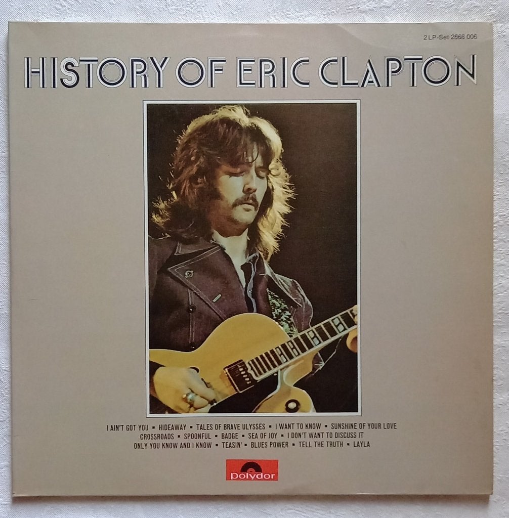 History of Eric Clapton dubbel-LP/ vinyl set(Polidor), Cd's en Dvd's, Vinyl | Rock, Gebruikt, Verzenden, Blues Rock, Dubbel-LP