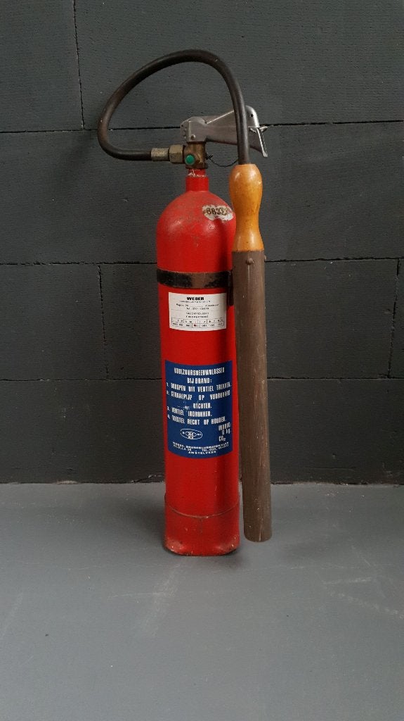Vintage antieke brandblusser Weber 6kg. Met spuit. S32, Tweedehands verkoop, Tweedehands verkoop, Gebruikt, Ophalen of Verzenden