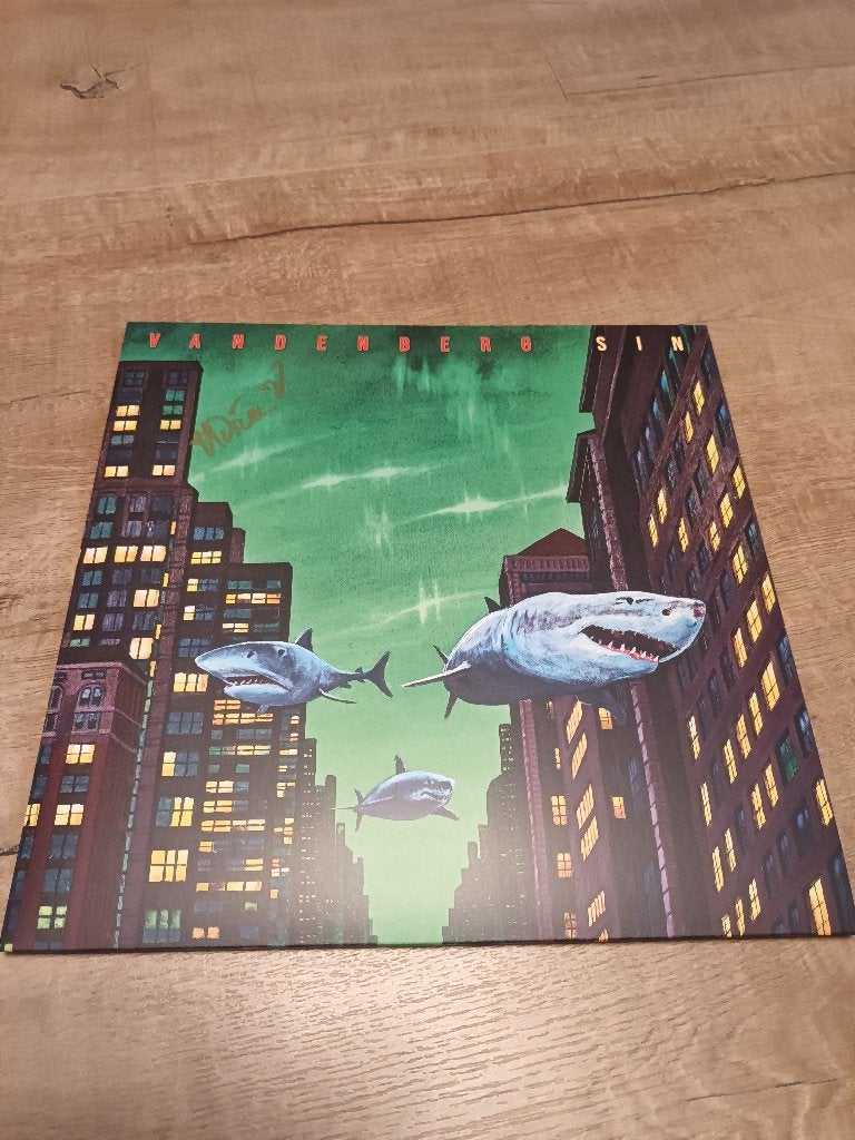 VANDENBERG - Sin  (Signed), LP, Zo goed als nieuw, Hardrock, 12 inch