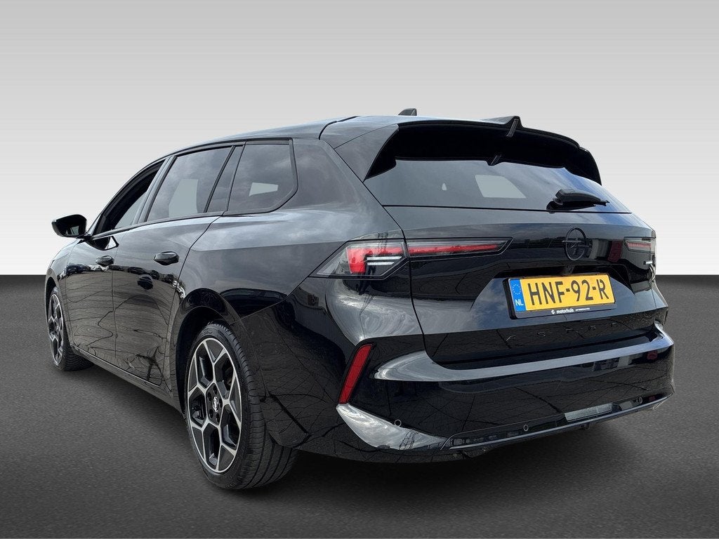 Opel Astra Sports Tourer 1.2 Turbo Hybrid GS 145pk Automaat, Auto's, 136 pk, 1199 cc, Zwart, Origineel Nederlands