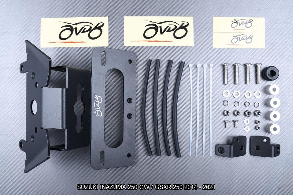 Kentekenplaathouder SUZUKI INAZUMA 250 GSXR 250 2014 - 2021, Motoren, Ophalen of Verzenden, Nieuw