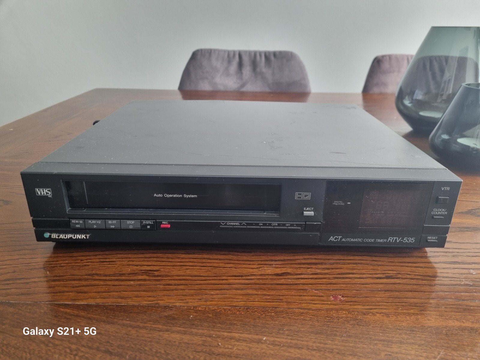 Blaupunkt VHS-speler RTV-535 - Vintage Videorecorder, Ophalen of Verzenden, Gebruikt, VHS-speler of -recorder