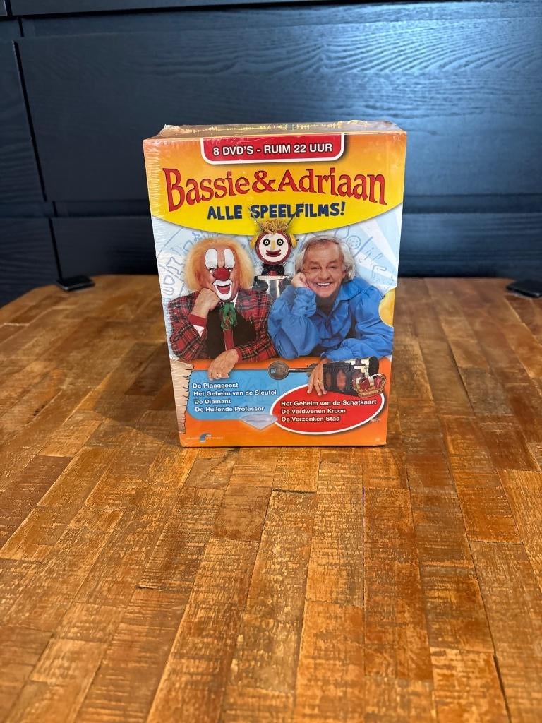 Alle speelfilms van Bassie en Adriaan., Cd's en Dvd's, Alle leeftijden, Boxset, Ophalen of Verzenden, Nieuw in verpakking