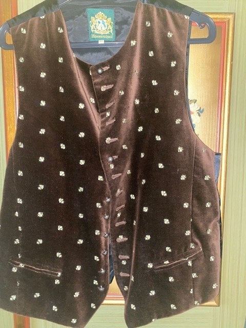 Oktoberfeest fluwelen gilet - Maat 50, Kleding | Heren, Ophalen of Verzenden, Zo goed als nieuw