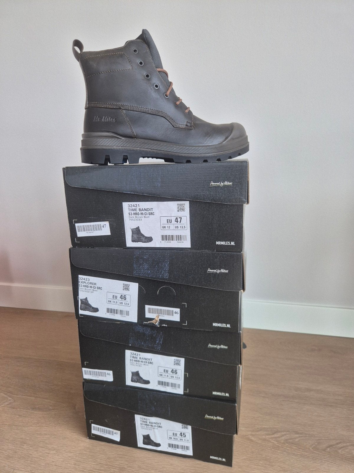 Nieuwe Mr Miles werkschoenen - stevig en goede pasvorm, Mr Miles, Heren, Schoenen, Nieuw