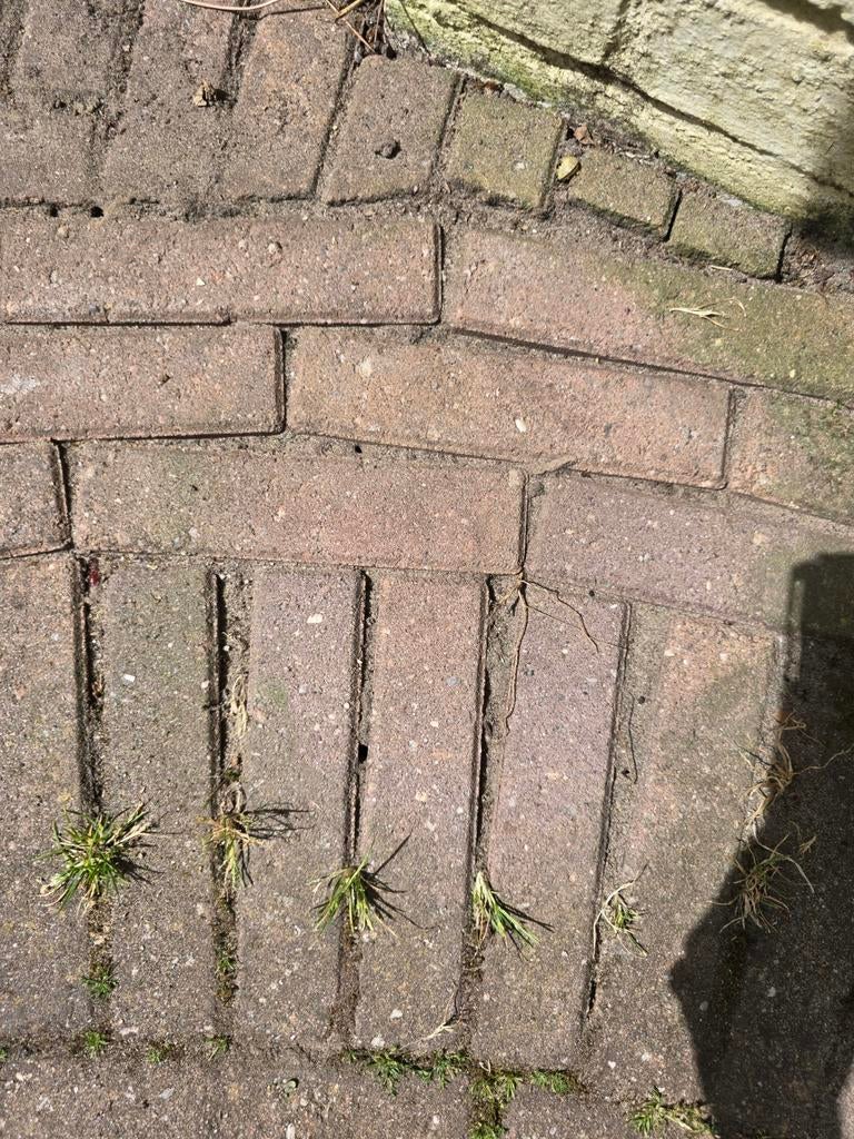 Gratis klinkers 19,5x5 cm met facet, 25m2, Tuin en Terras, Tegels en Klinkers, Ophalen, Gebruikt, 10 m² of meer, Klinkers