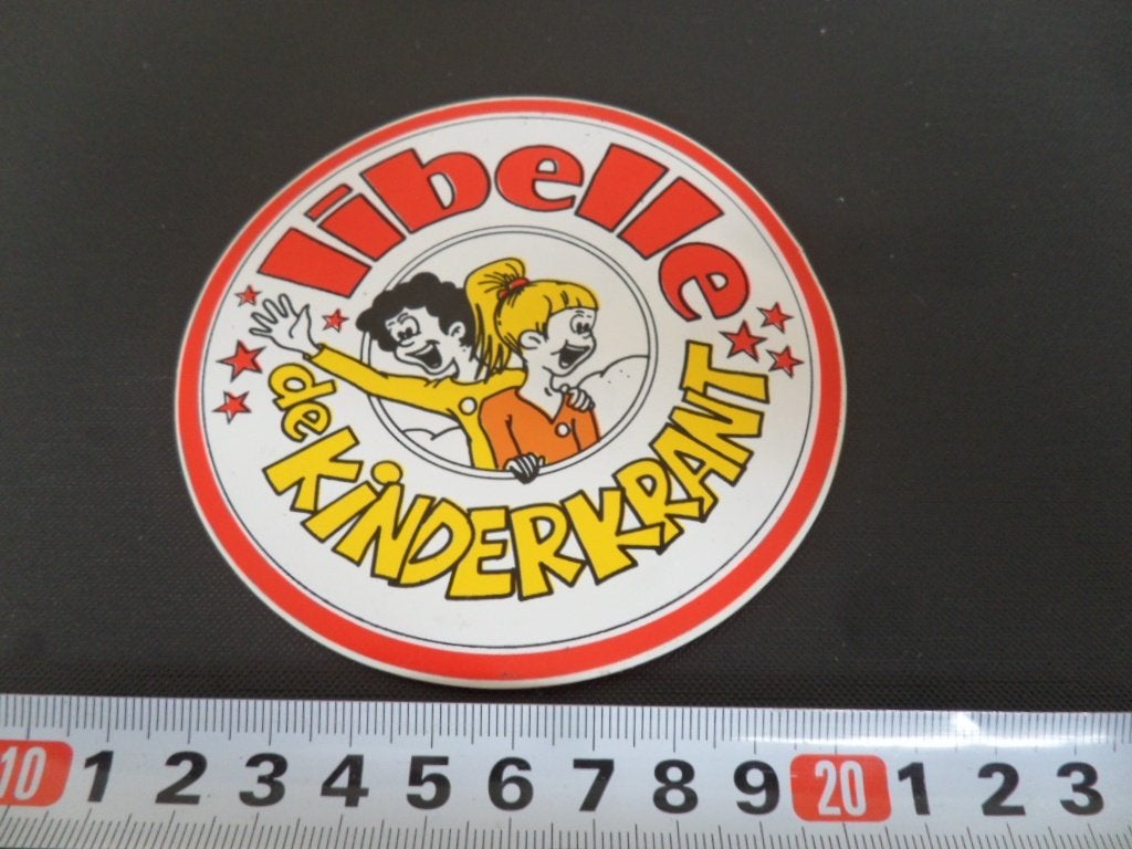 sticker LIBELLE  de Kinderkrant, Verzamelen, Ophalen, Zo goed als nieuw