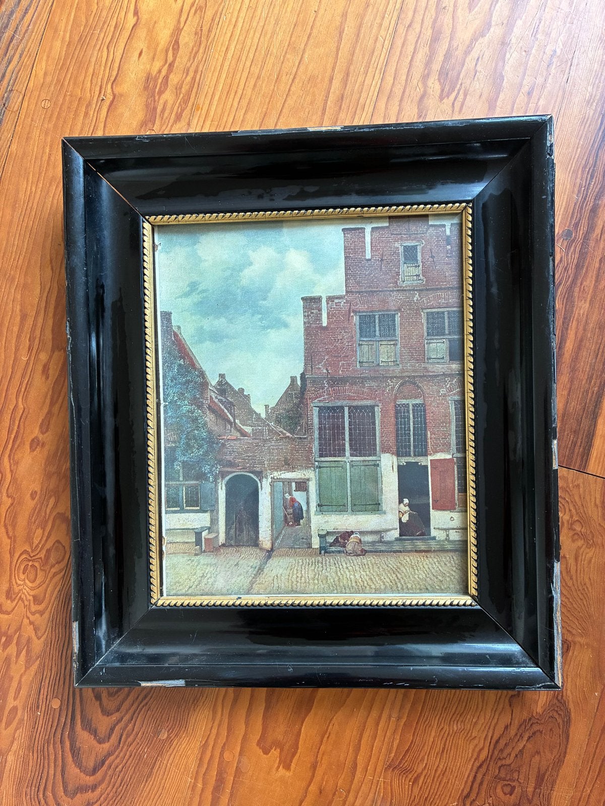 Oude lijst. 43x50 cm. T. E. A. B., Ophalen of Verzenden