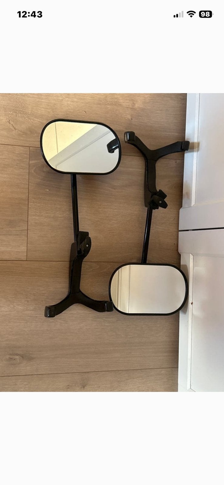 2 Emuk spiegels opel zafira., Ophalen of Verzenden, Gebruikt, Opel