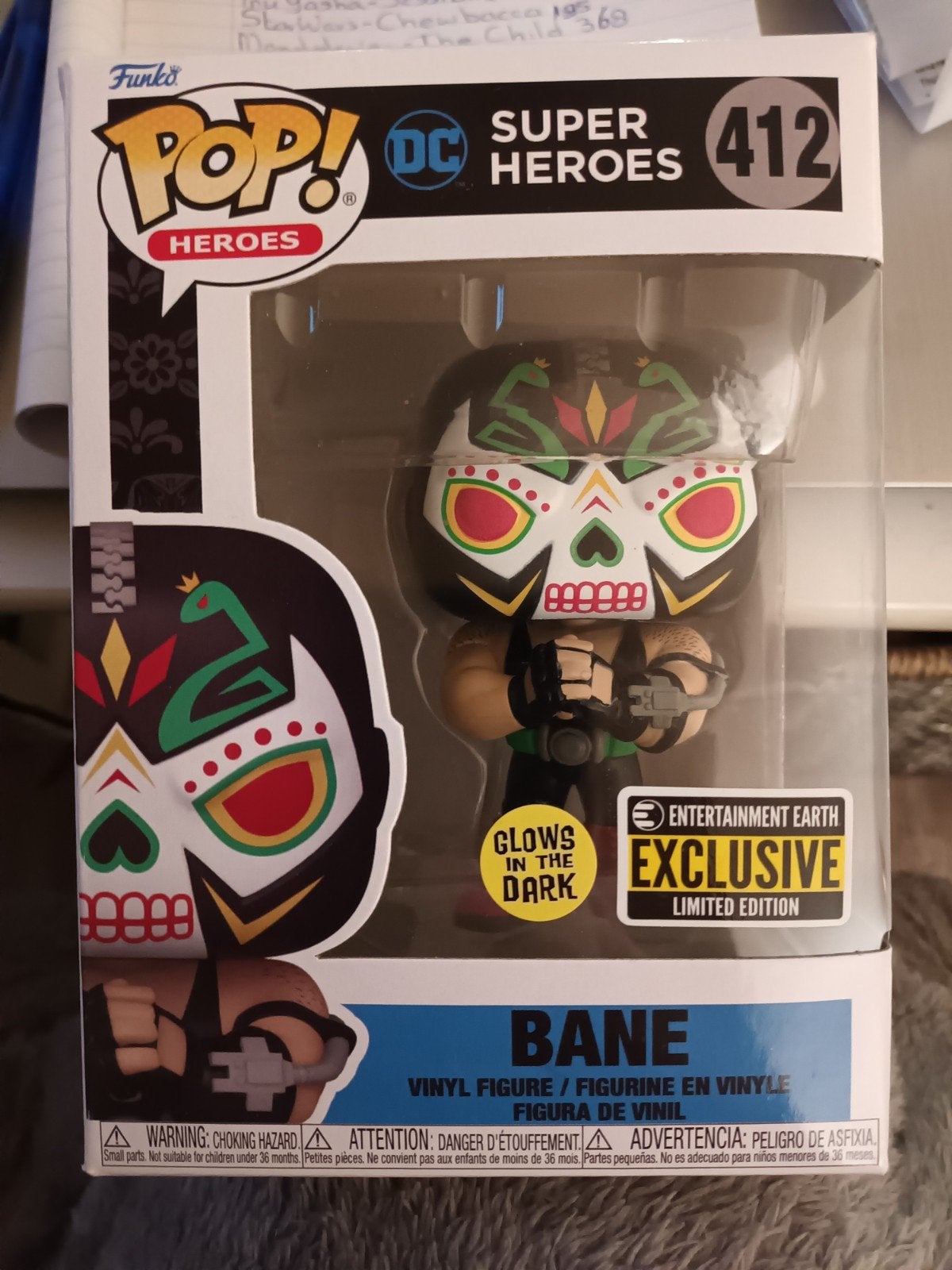 Funko Pop DC Super Heroes 412 Bane Entertainment Earth Excl, Ophalen of Verzenden, Nieuw