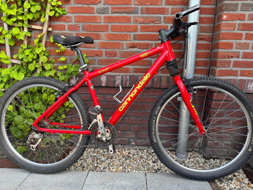 Vintage Cannondale F800SL 26 inch met Fatty vork, Ophalen, Zo goed als nieuw, Overige merken