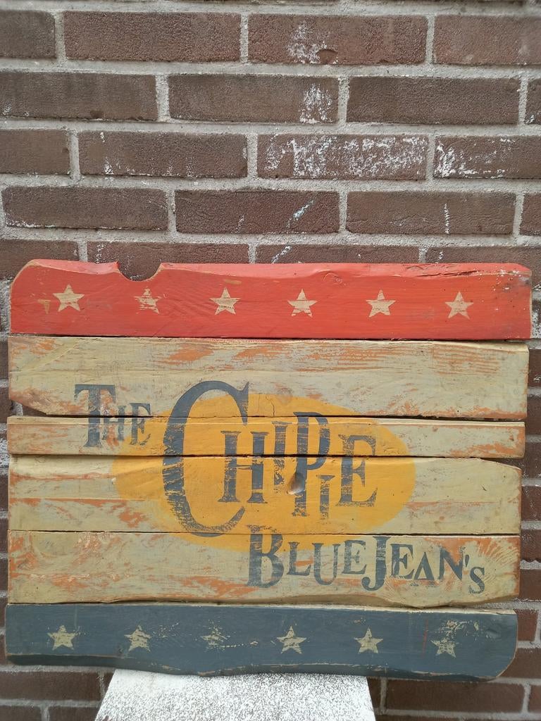 Houten reclamebord Chipie 65 x 53 cm, Ophalen of Verzenden