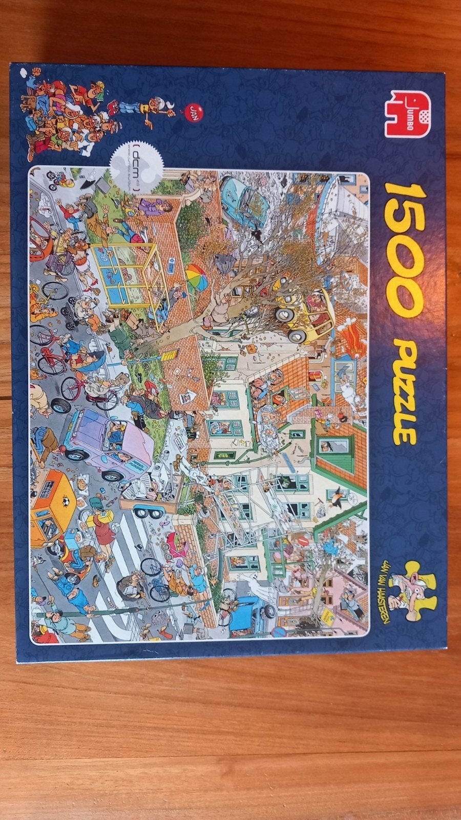 Jumbo Jan van Haasteren 1500 Puzzel 'De Storm' 1500 stukjes, Hobby en Vrije tijd, Denksport en Puzzels, Ophalen, 500 t/m 1500 stukjes