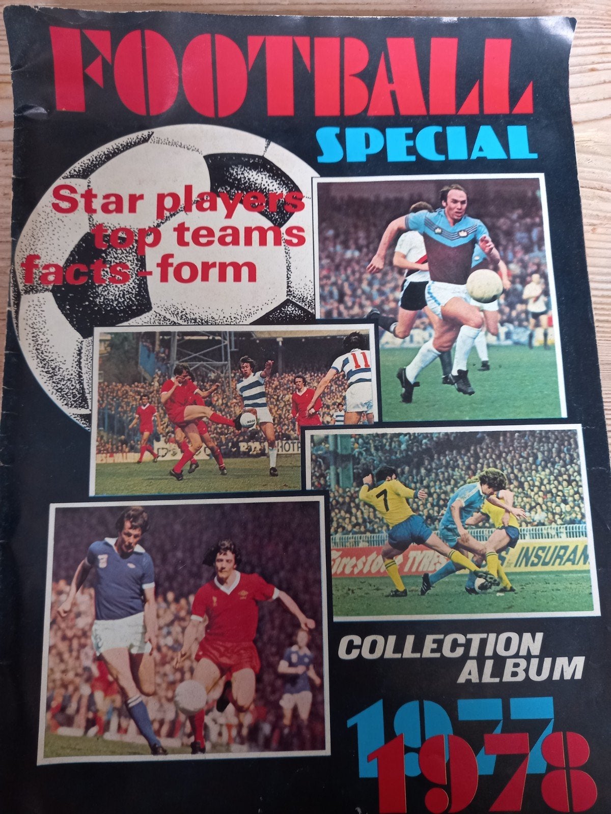 Zeldzaam Engels Voetbal Stickerboek 1977/78 - Deels Gevuld, Tickets en Kaartjes, Eén persoon