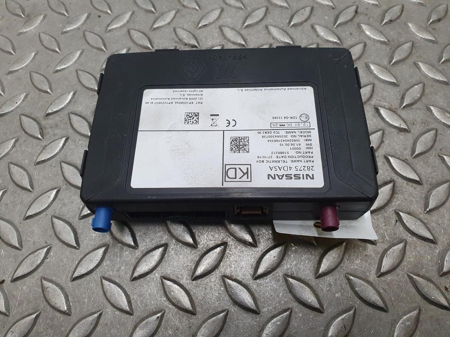 NISSAN LEAF COMPUTER ECU 2016