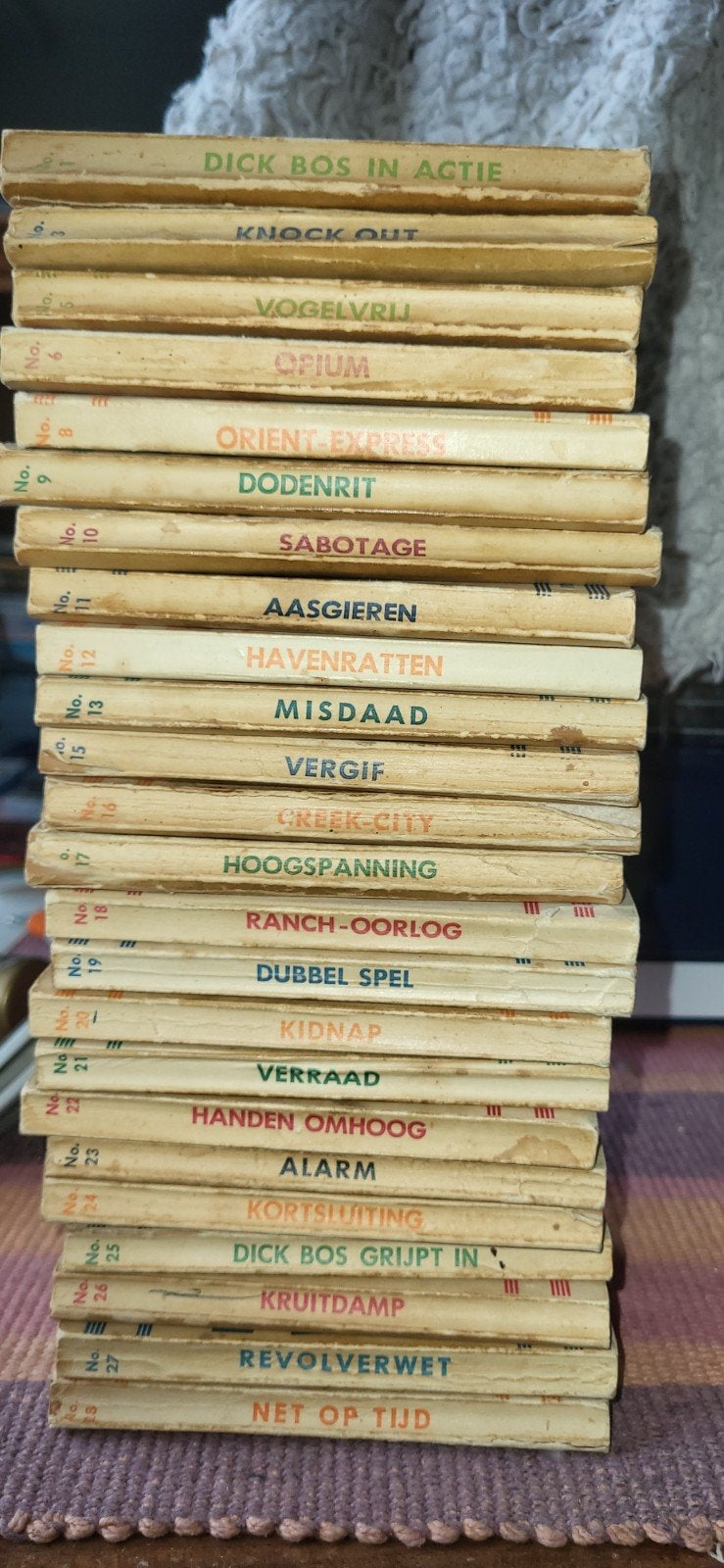 Dick Bos serie - Detective beeldverhaal - 24 nummers, Ophalen, Gelezen, Alfred Mazure