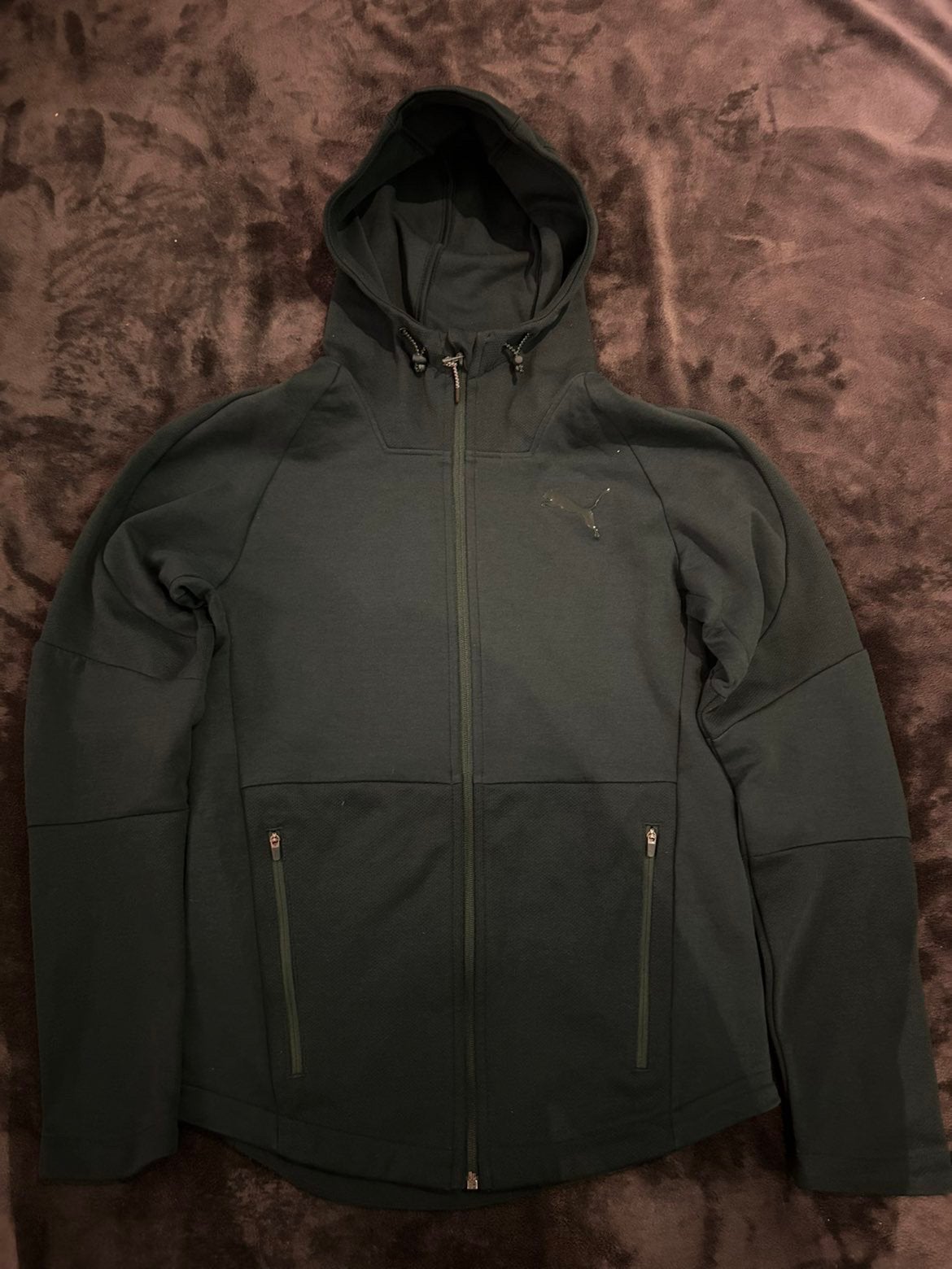 Puma Vest, Ophalen of Verzenden, Zo goed als nieuw, Maat 46 (S) of kleiner, Groen