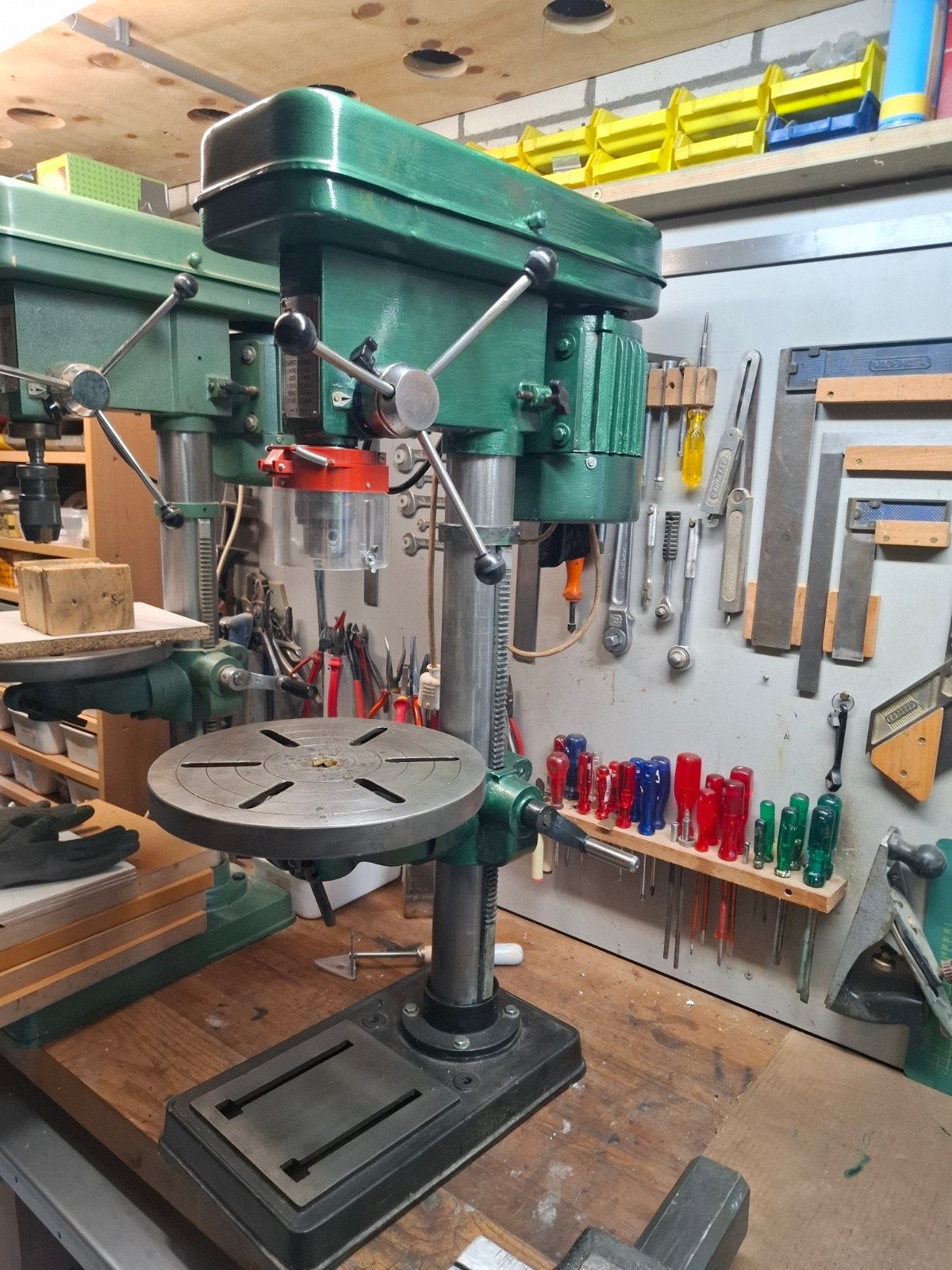 Tafel kolomboormachine Ferm, Ophalen, Gebruikt, Kolomboormachine