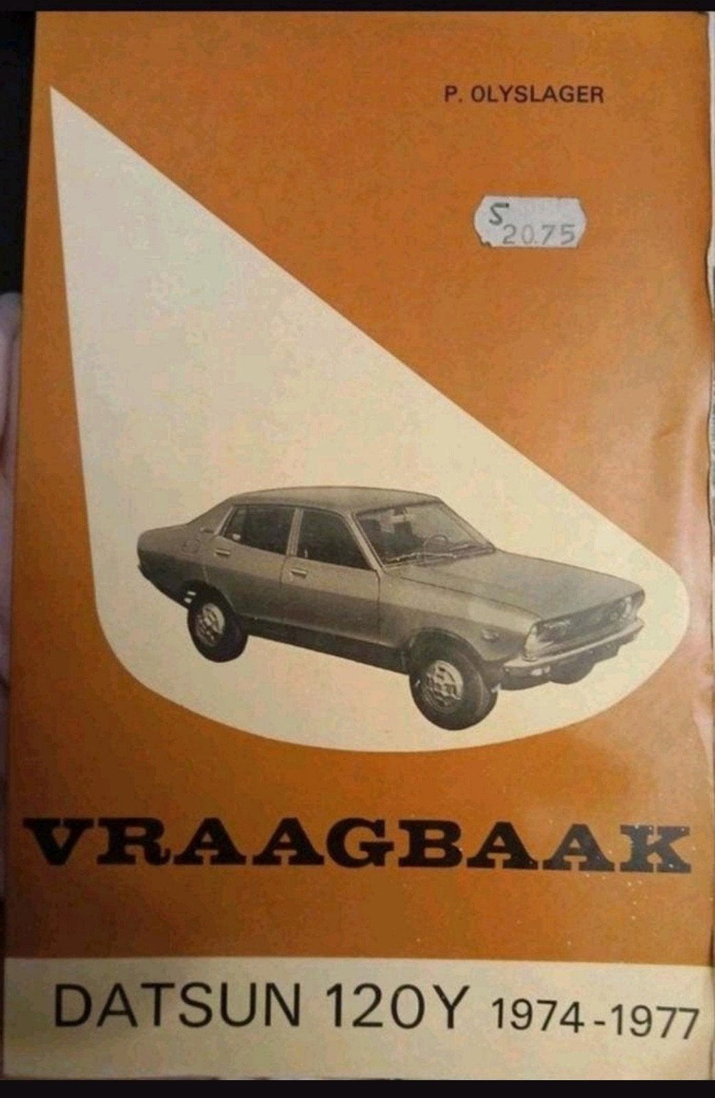 ✅️️ Vraagbaak /onderhoudsboek Datsun120Y 1974-1977 I.z.g.st., Ophalen of Verzenden
