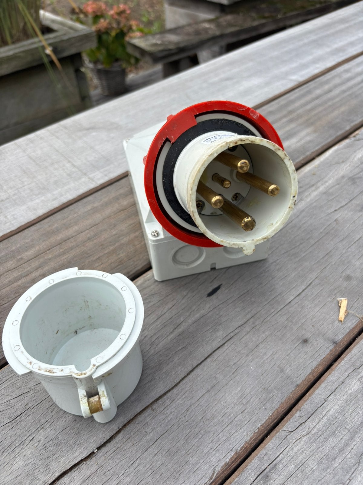 Mennekes  toestelcontactdoos,  wandcontactdoos 63 amp, wcd, Ophalen, Zo goed als nieuw