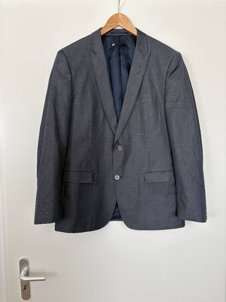Colbertjasje antraciet mt 52, Kleding | Heren, Kostuums en Colberts, Maat 52/54 (L), WE, Ophalen of Verzenden, Zo goed als nieuw