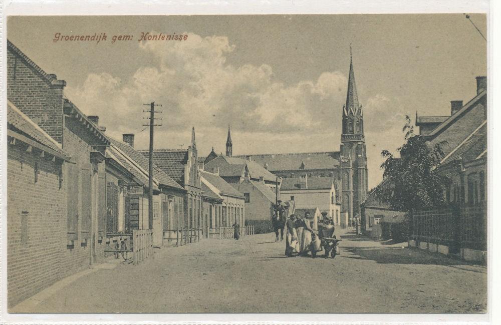 Groenendijk gem. Hontenisse, Ophalen of Verzenden, Voor 1920, Ongelopen, Zeeland