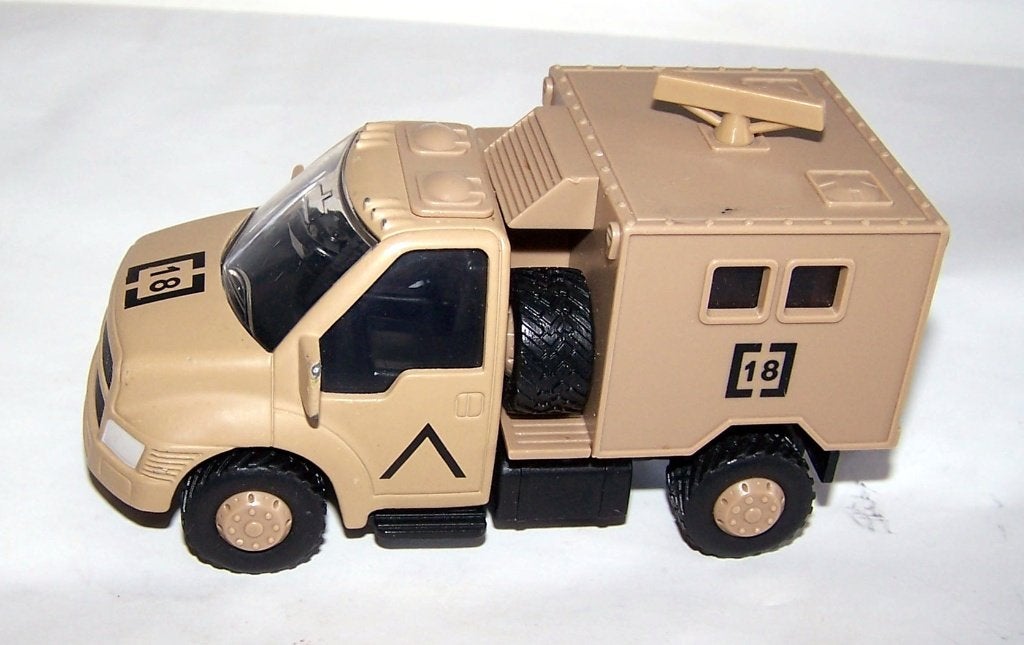 Corgi CH078 Chunkies militaire radarwagen. Igs., Ophalen of Verzenden, Gebruikt, Bus of Vrachtwagen, Corgi