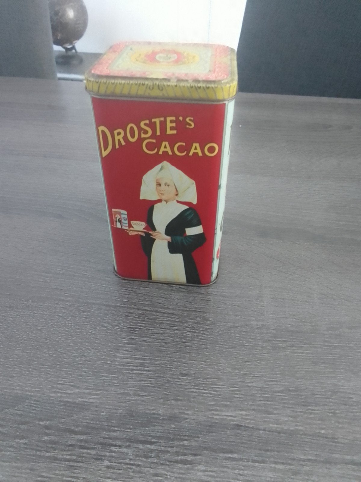 Vintage Droste's Cacao Blik - Zeldzaam Verzamelobject, Ophalen, Gebruikt, Overige, Droste