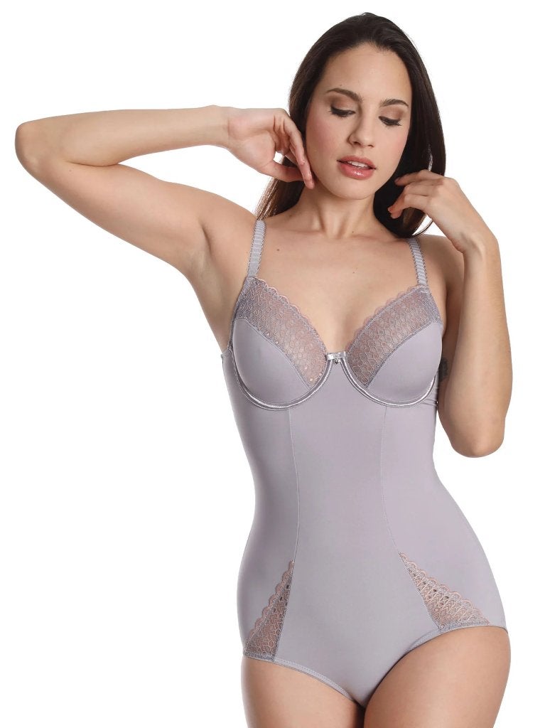 Sassa Mode Body type Lovely Secret Grijs 75B (197), Sassa Mode, Ophalen of Verzenden, Overige kleuren, Body of Korset