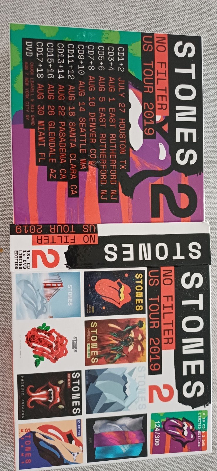 Rolling Stones - No Filter US Tour 2019 (18 CD+DVD Boxset), Rock, Boxset, Inclusief doosje, Ophalen of Verzenden