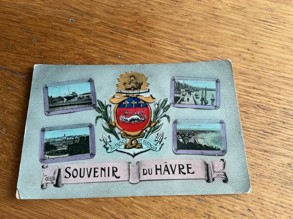 B111 Souvenir du Havre, Ophalen of Verzenden, Voor 1920, Frankrijk