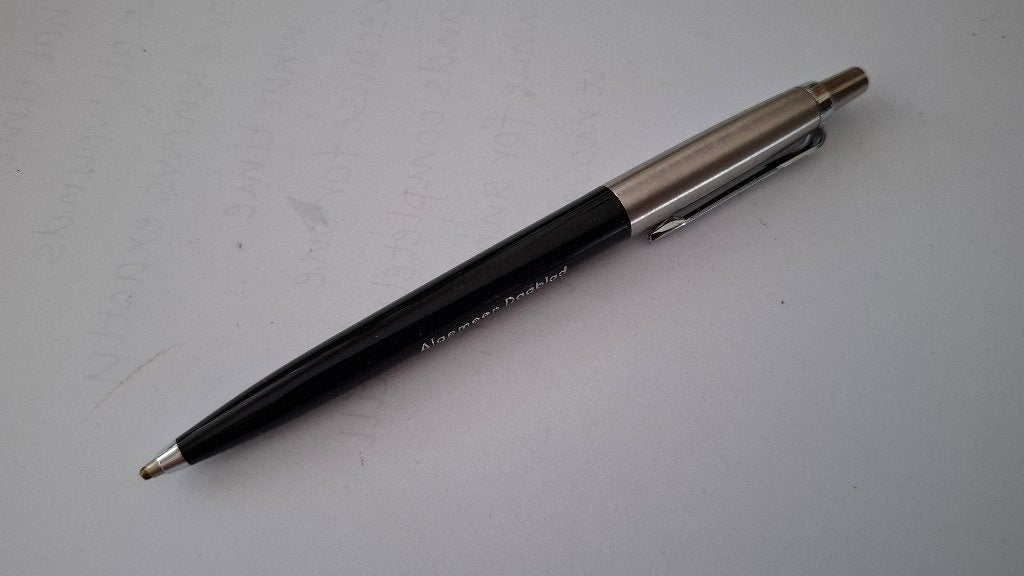 Parker vulpotlood, Parker, Ophalen of Verzenden, Zo goed als nieuw, Met reclame
