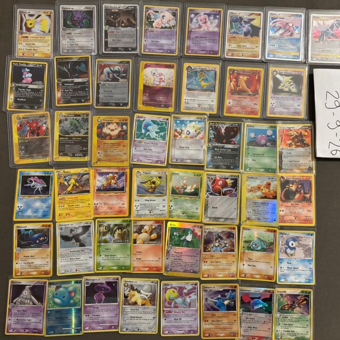 Pokémon Kaarten Collectie - Mew, Charizard, Palkia, Ophalen, Gebruikt, Meerdere kaarten, Foil