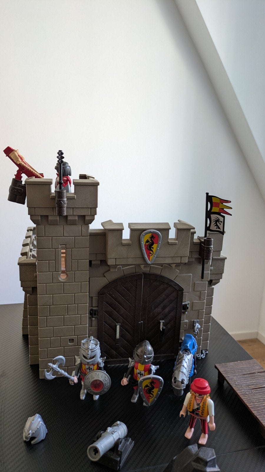 Playmobil kasteel met toebehoren, Ophalen