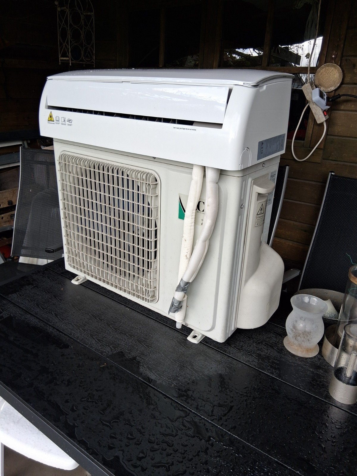 AC 1 3,5 kw airco inbouwunit is defect, Witgoed en Apparatuur, Ophalen, Koelen en Ontvochtigen, 3 snelheden of meer, 100 m³ of groter