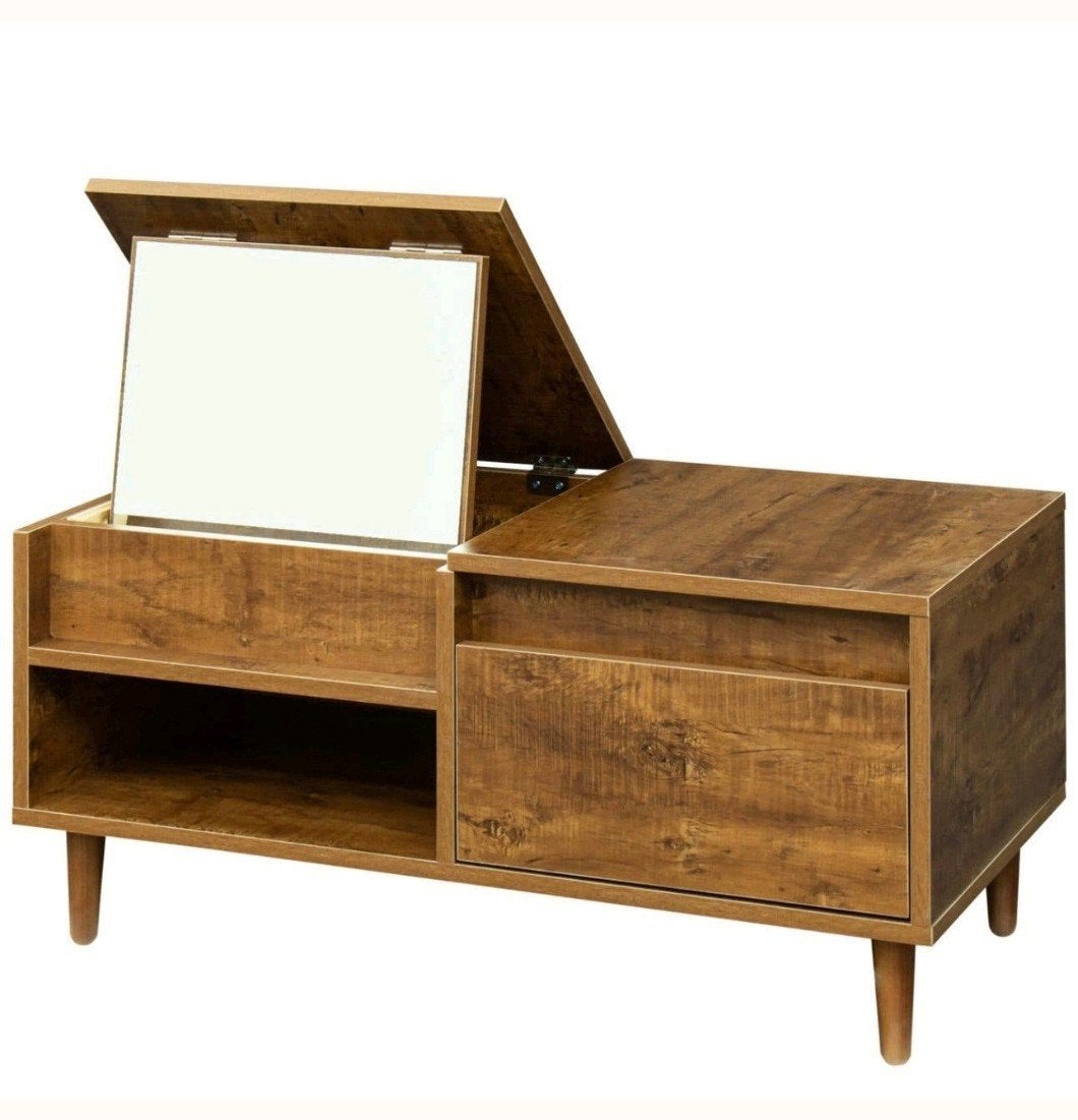 Nieuw in doos Salontafel met Spiegel 80*40*38, Ophalen of Verzenden, Nieuw