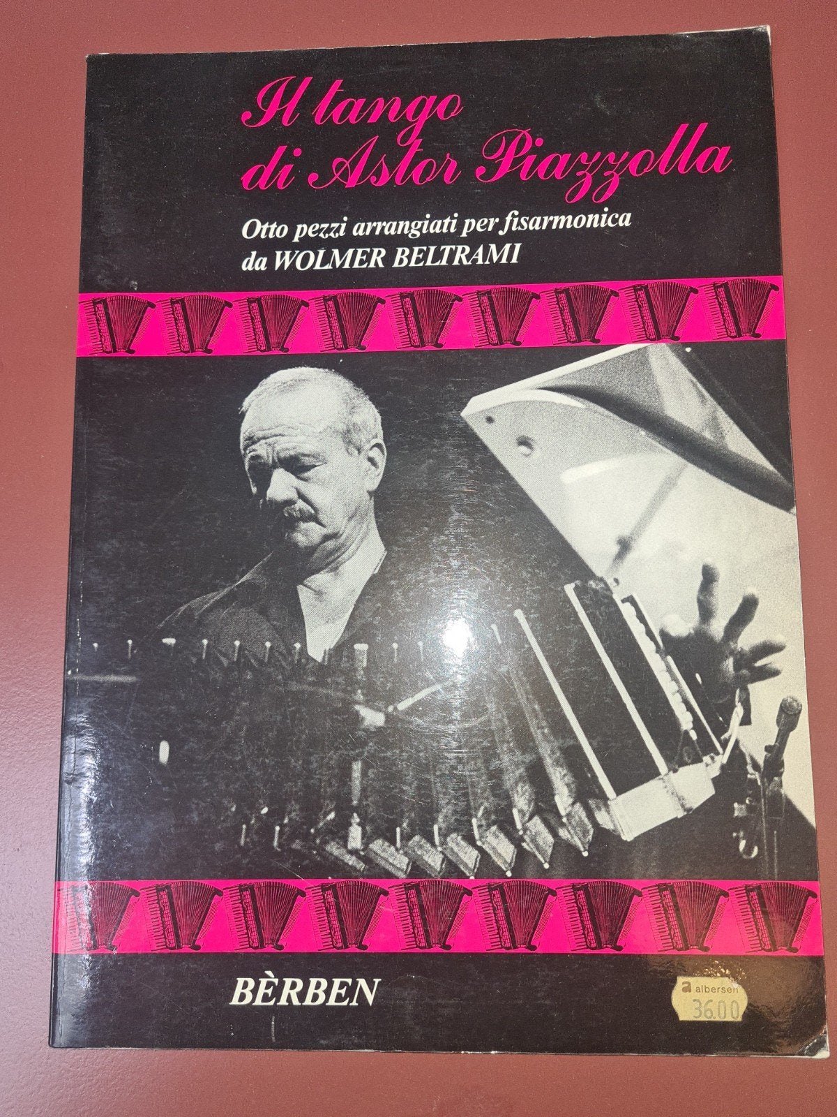 Il Tango di Astor Piazzolla - Bladmuziek Accordeon, Latin en Salsa, Gebruikt, Ophalen of Verzenden, Artiest of Componist