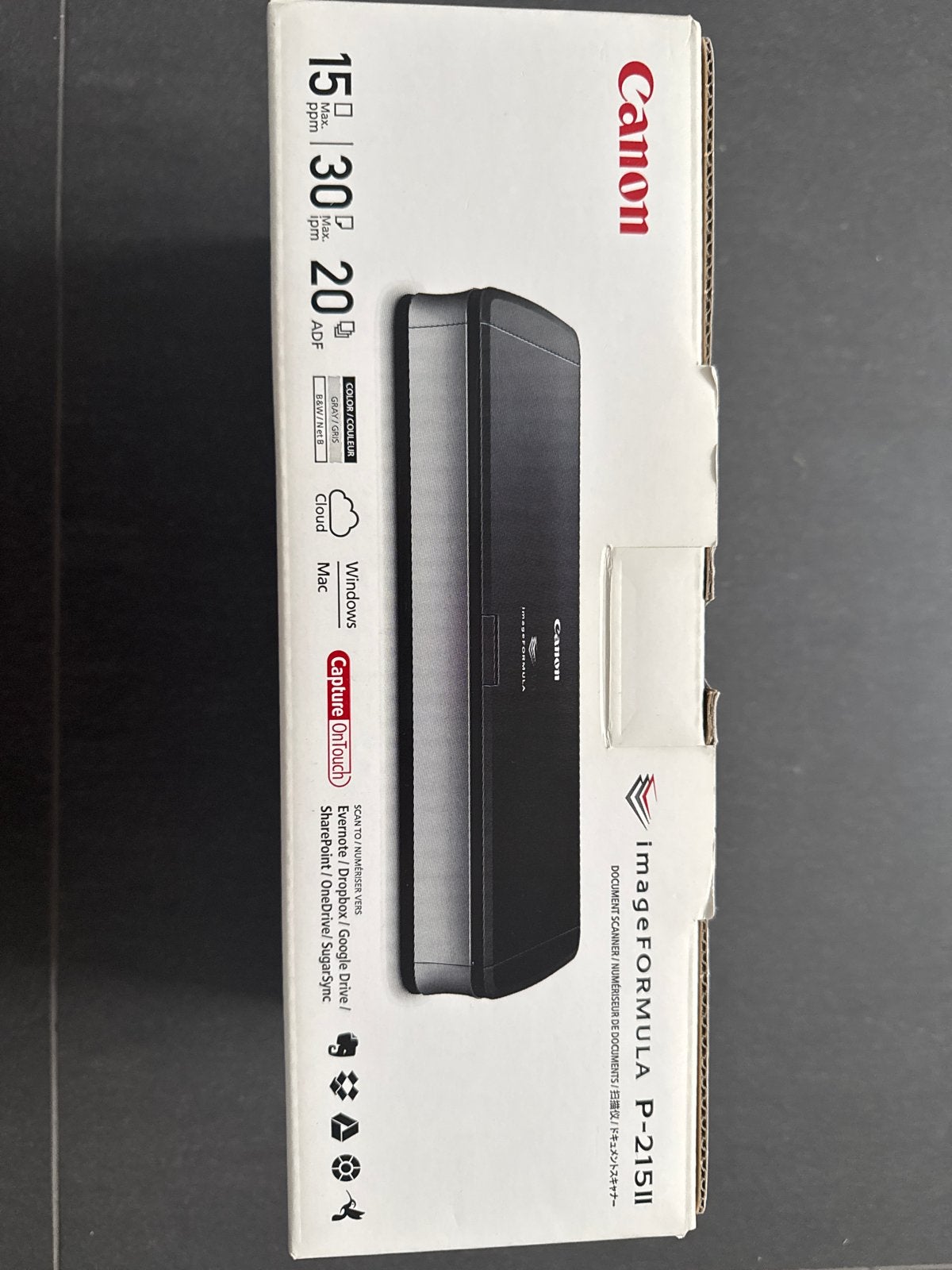 Canon imageFORMULA P-215II Draagbare Documentscanner, Computers en Software, Scanners, Ophalen of Verzenden, Nieuw, Documentscanner