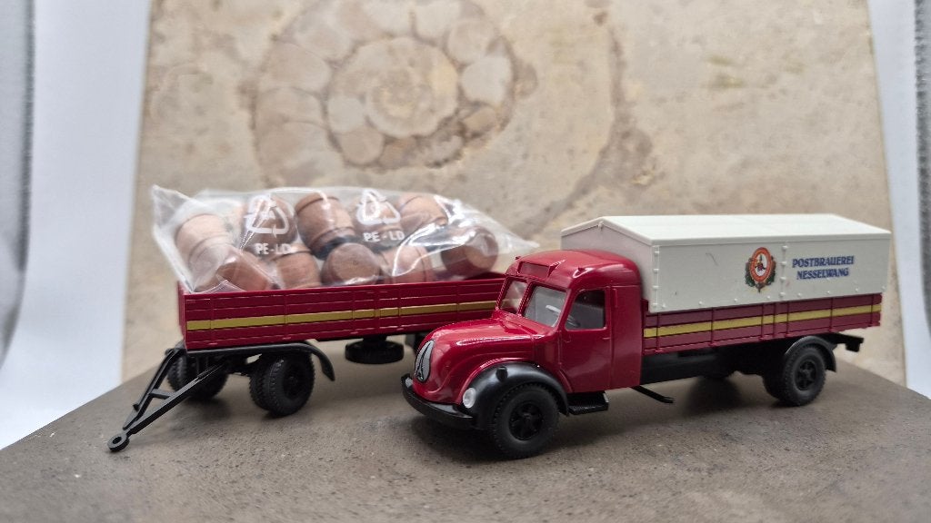 Magirus S7500 Postbrauerei Nesselwang, Ophalen of Verzenden, Zo goed als nieuw, Bus of Vrachtwagen, Wiking