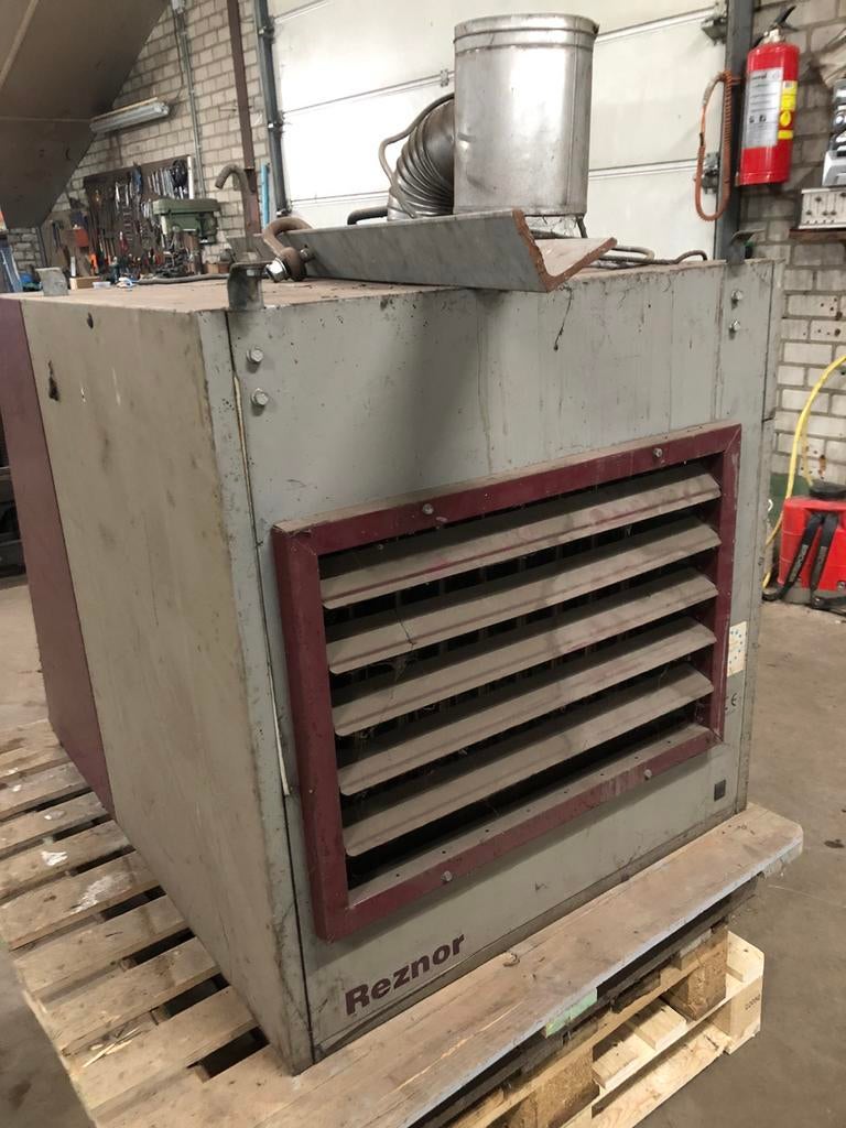 Reznor kachel werkplaatskachel, Ophalen, Gebruikt, Ventilator